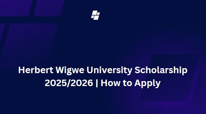 Herbert Wigwe University Scholarship