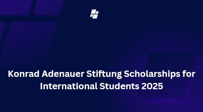 Konrad Adenauer Stiftung Scholarships