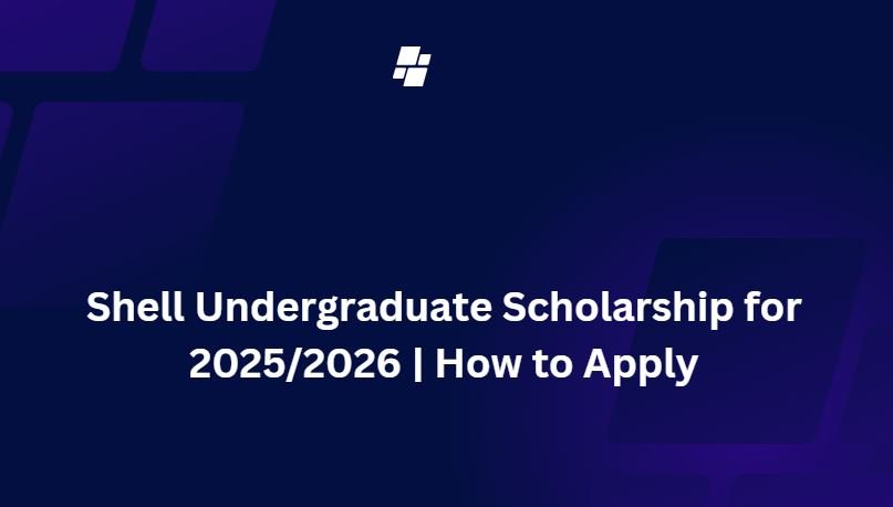 Shell Undergraduate Scholarship